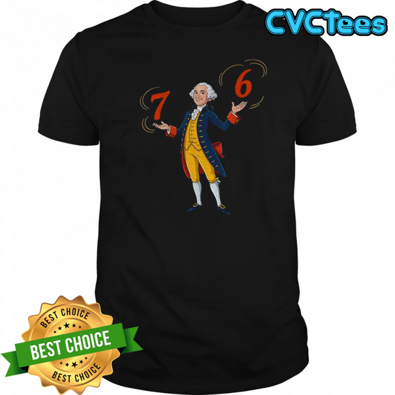 Six Seven 6-7 7-6 George Washington meme shirt