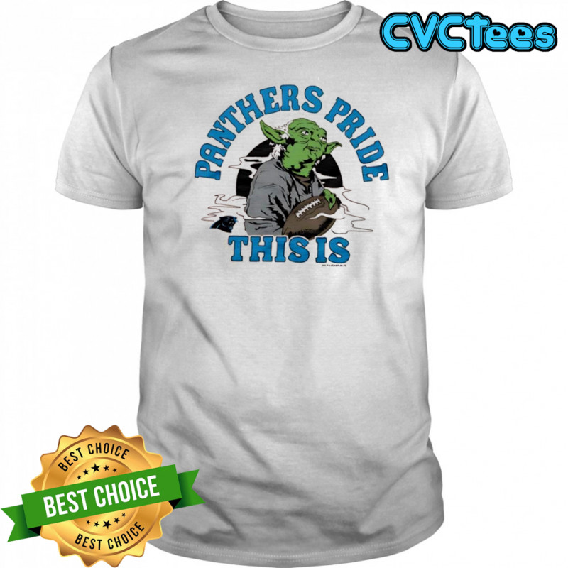 Star Wars x Carolina Panthers Yoda this is Panthers Pride shirt