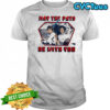 Star Wars x New England Patriots Luke Skywalker & Princess Leia may the pats be with you shirt