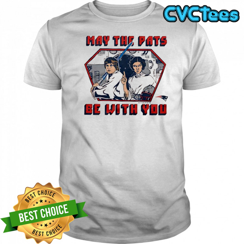 Star Wars x New England Patriots Luke Skywalker & Princess Leia may the pats be with you shirt Star Wars x New England Patriots Luke Skywalker & Princess Leia may the pats be with you shirt