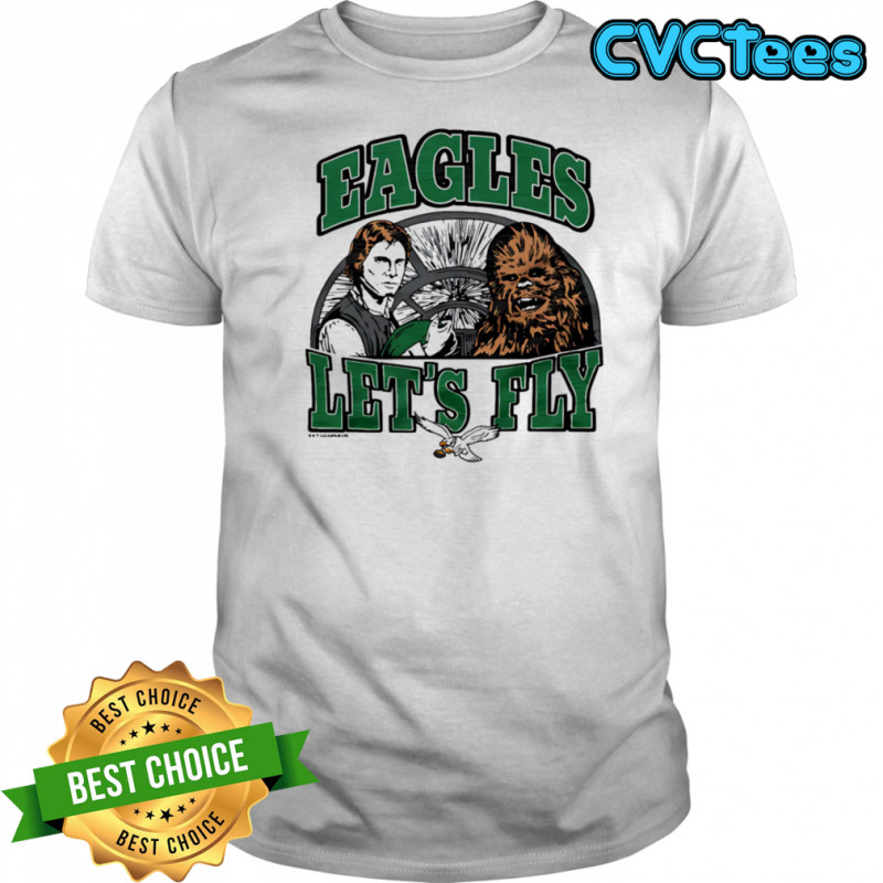 Star Wars x Philadelphia Eagles Light Side let’s fly shirt