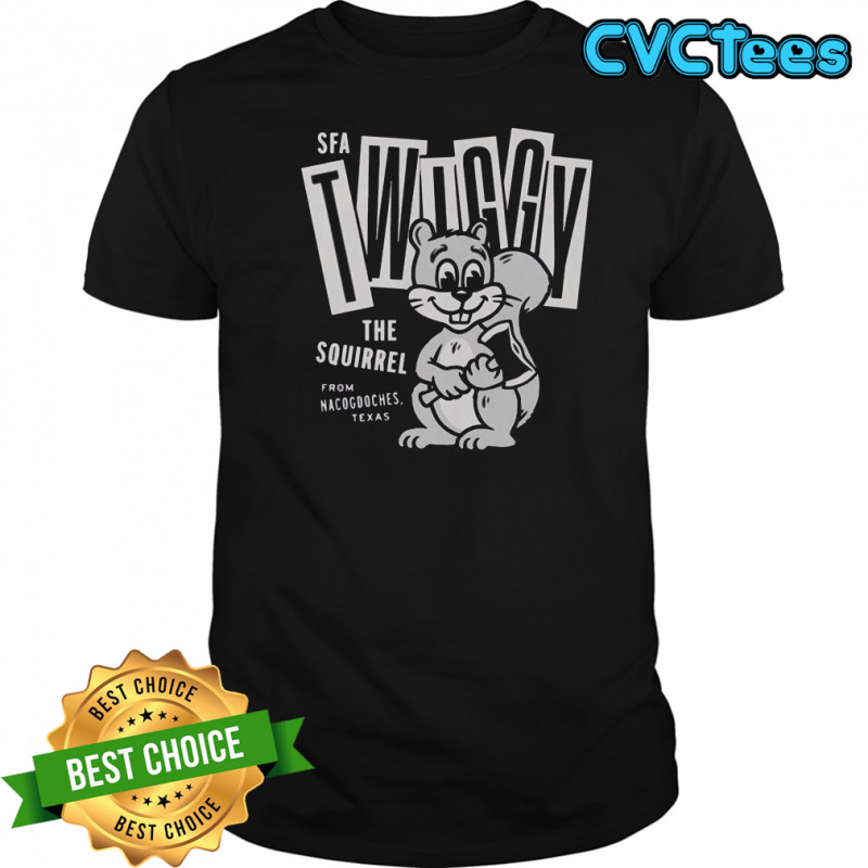 Stephen F. Austin Twiggy The Campus Squirrel T-Shirt