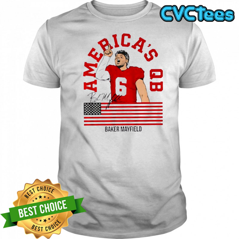 Tampa Bay Buccaneers Baker Mayfield America’s QB signature T-shirts