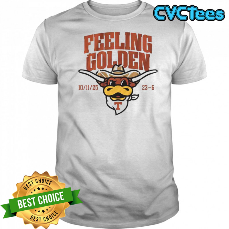 Texas Football Feeling Golden T-Shirt