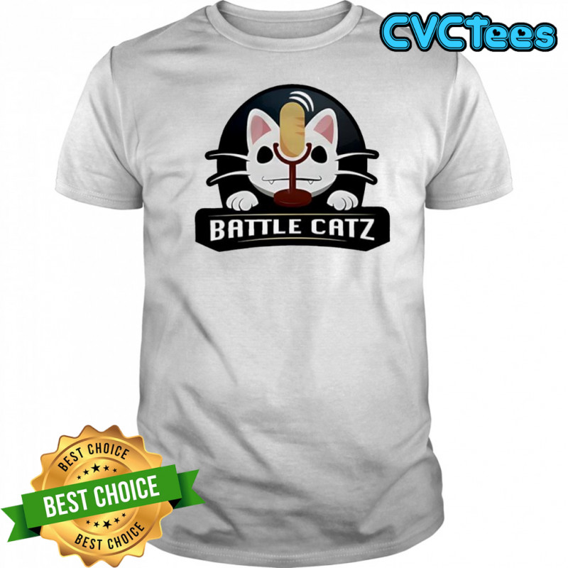 The Battle Catz podcast shirt