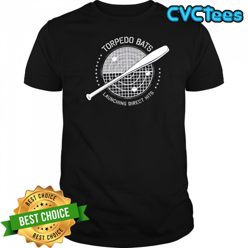 Torpedo Bats Launching Direct Hits baseball T-shirts