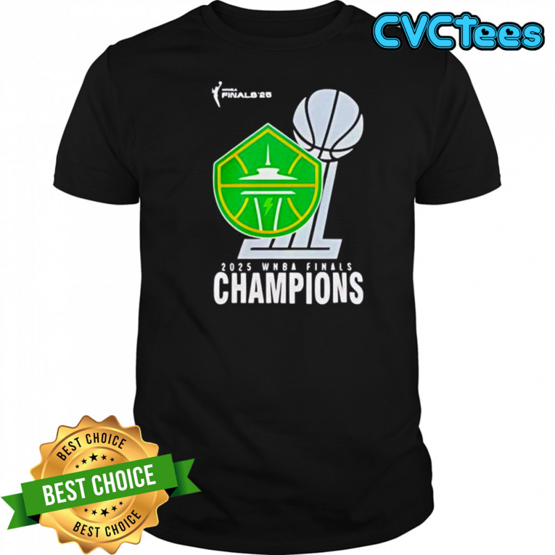 WNBA Shop 2025 WNBA Champions Seattle Storm Finals T-Shirt