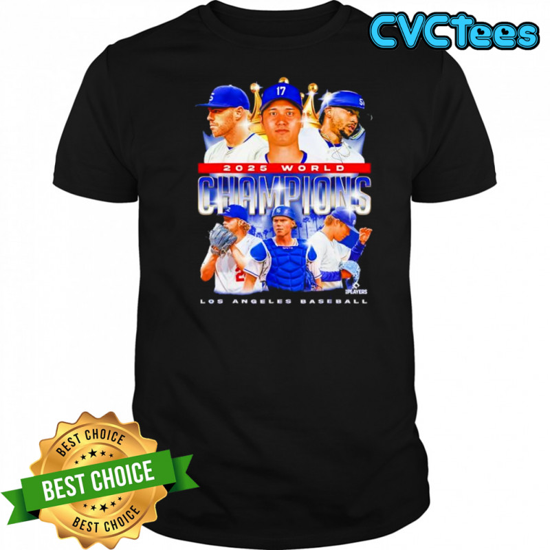 2025 World Champions Los Angeles LA Series shirt