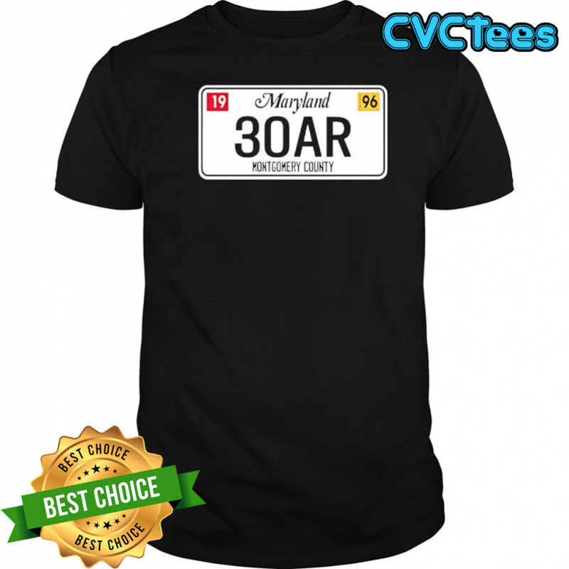 30AR Maryland Montgomery County shirt