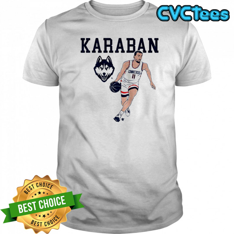 Alex Karaban Name Pose UConn Huskies Basketball Big East Conference shirt