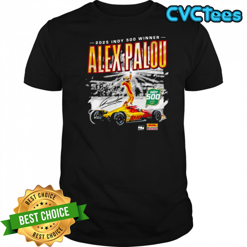 Alex Palou Indianapolis Motor Speedway 2025 Indy 500 Winner Ganassi Racing T-shirt