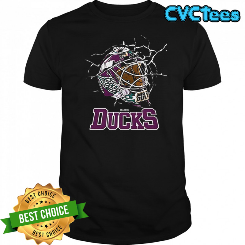 Anaheim Ducks mighty Ducks helmet shirt