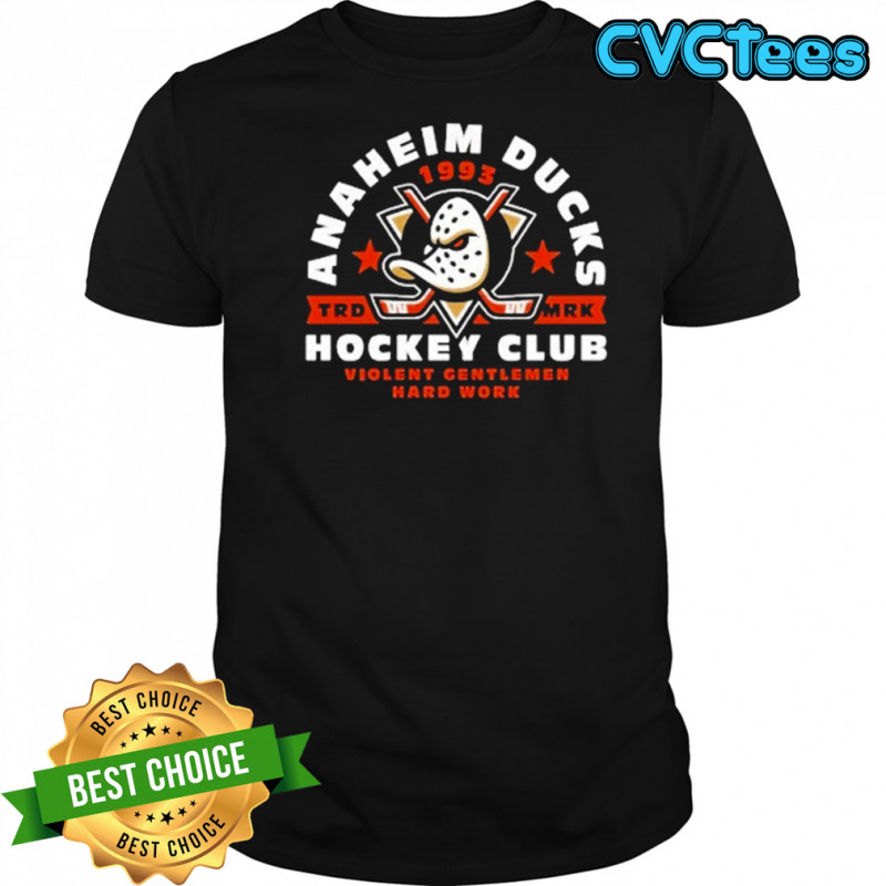 Anaheim Ducks Wild Years Club 1993 T-Shirt