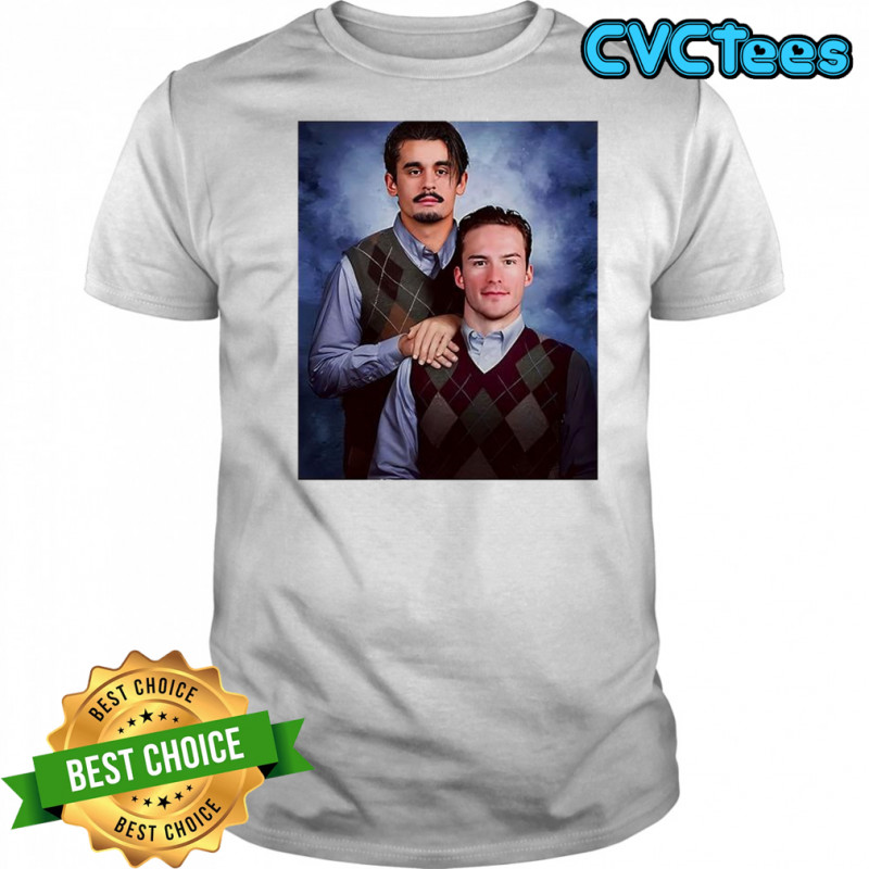 Andrei Svechnikov and Seth Jarvis Carolina Step Brothers shirt