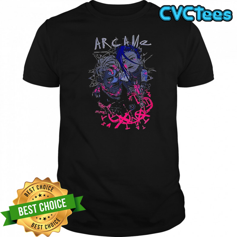 Arcane Jinx and Ekko shirt