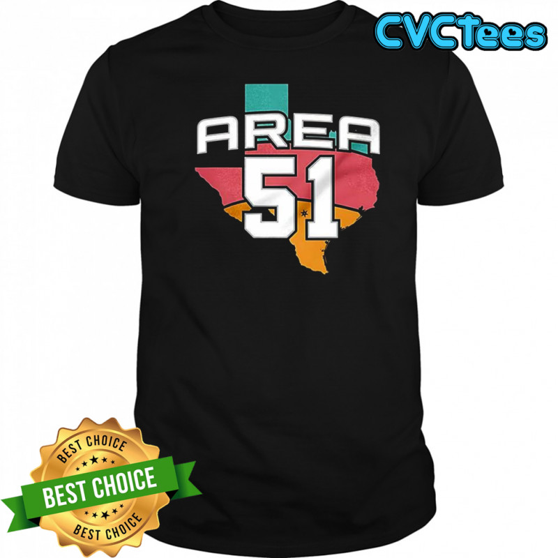 Area 51 Texas San Antonio Spurs shirt
