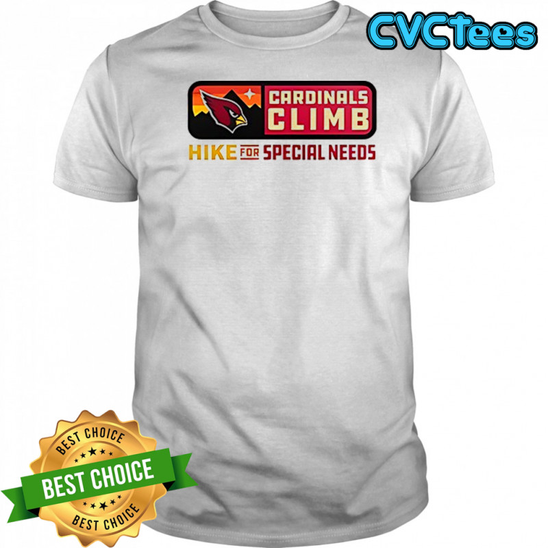 Arizona Cardinals hike for special needs logo shirt