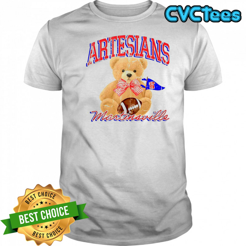 Artesian footbal bear Martinsville graphic shirt