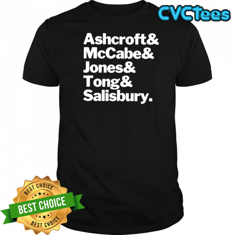 Ashcroft and McCabe and Jones and Tong and Salisbury shirt