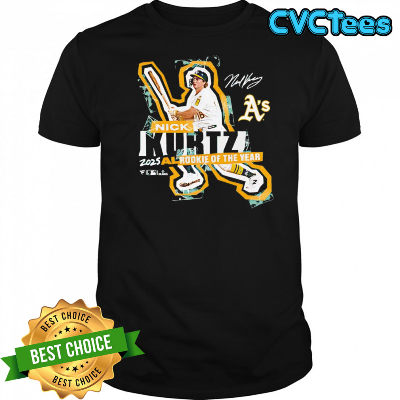 Athletics Nick Kurtz 2025 American League Rookie of the Year shirt