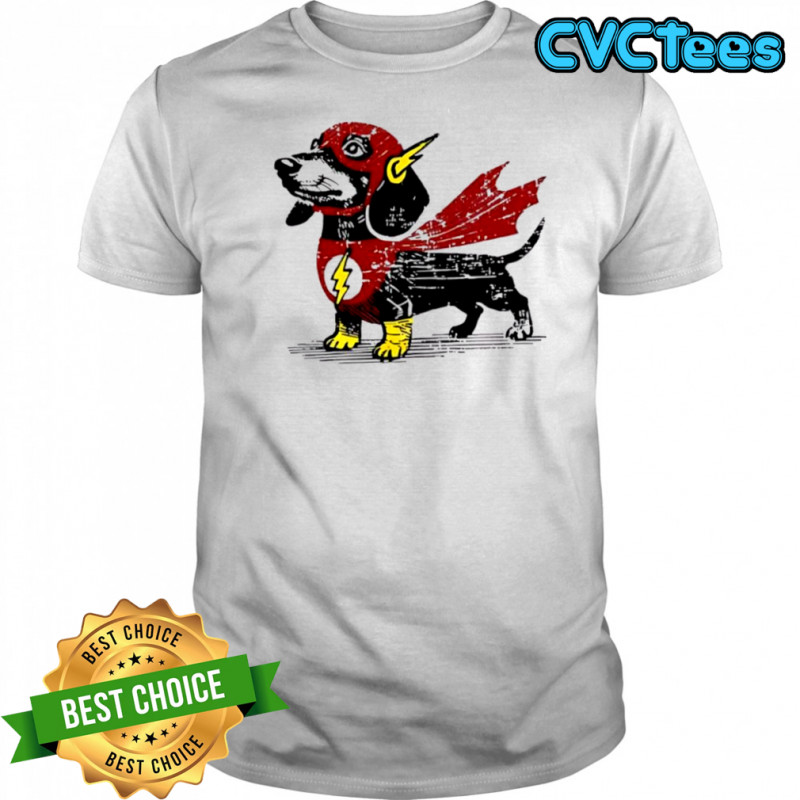 Awesome Dachshund Superhero Funny Wiener Dog shirt