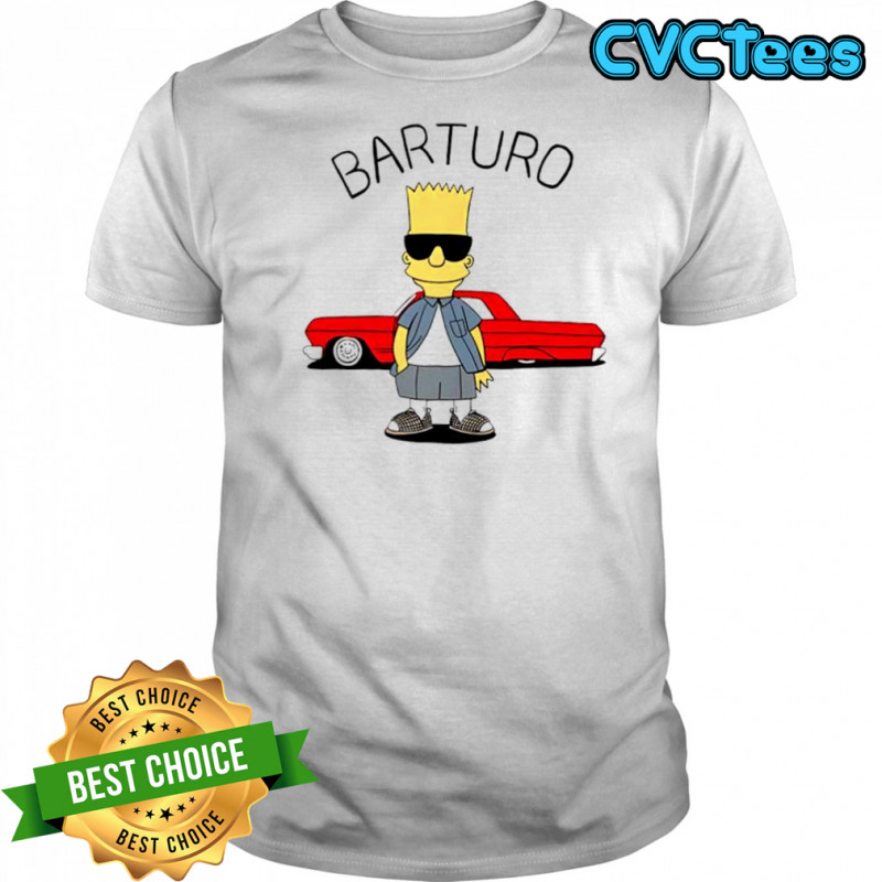 Barturo Bart Simpson red car shirt
