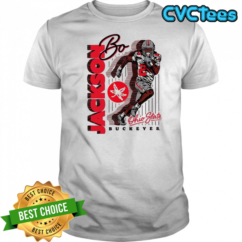 Bo Jackson Ohio State Buckeyes football number 25 motion shirt