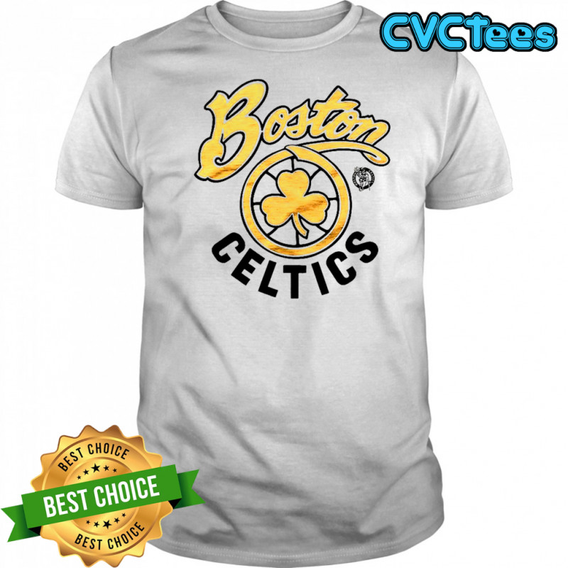 Boston Celtics basketball 2025 clover logo shirt