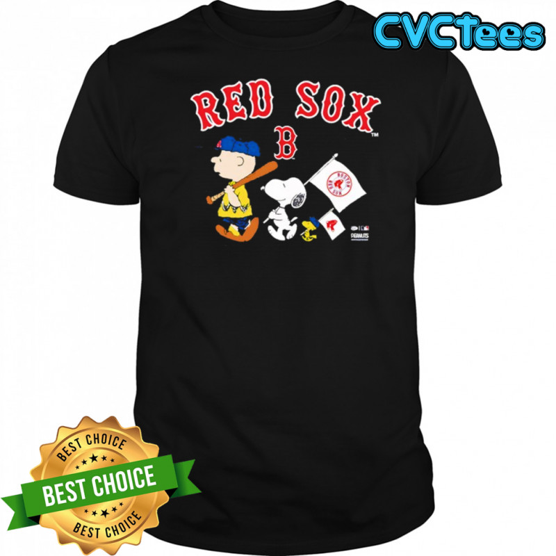 Boston Red Sox Peanuts Flag shirt