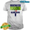 Breathalyzer Blow Here Drop graphic shirt