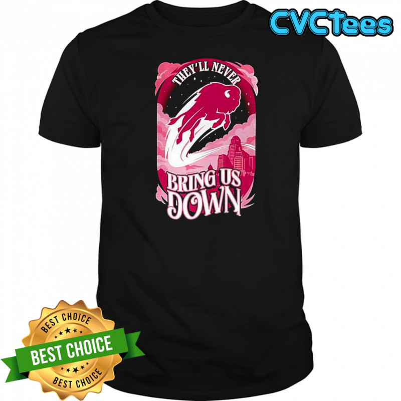 Buffalo Bills Never bring us down Pink shirt