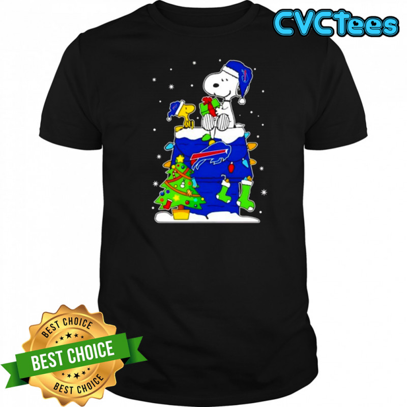 Buffalo Bills Snoopy and Woodstock Christmas shirt