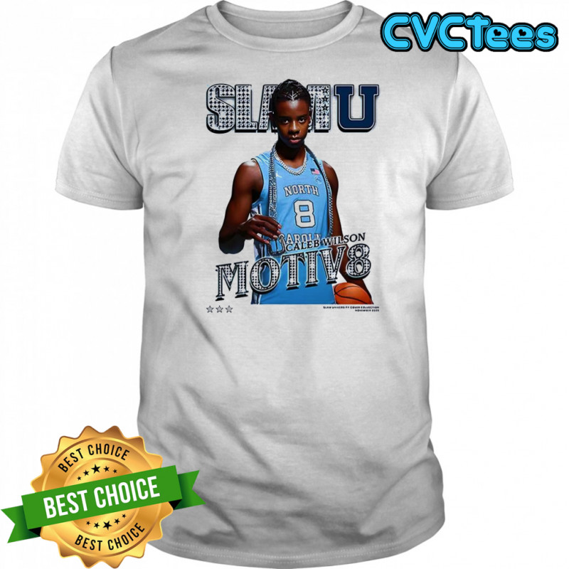 Caleb Wilson North Carolina Tar Heels NBA SLAM mitv 8 shirt