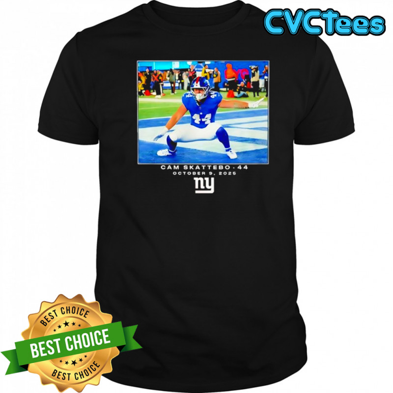 Cam Skattebo New York Giants 2025 NFL draft graphic shirt