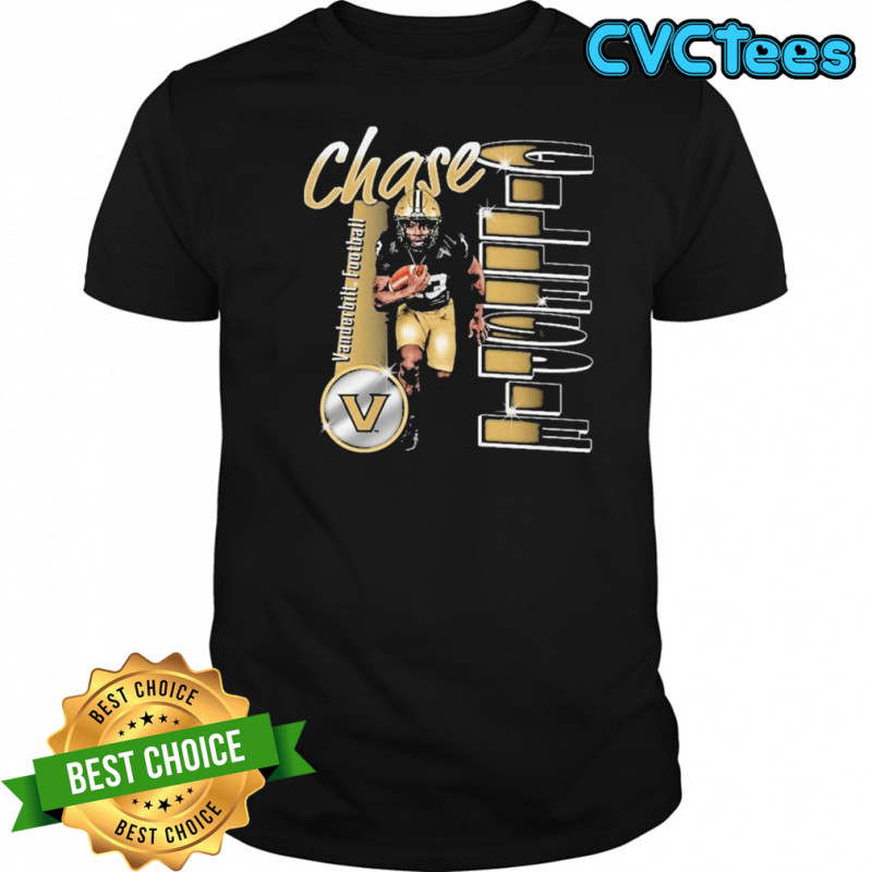 Chase Gillespie Vanderbilt Commodores Pepper Portrait T-shirt