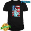 Chelsea Green Statue America flag shirt