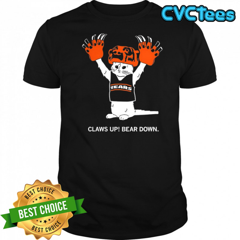 Chicago Bears claws up Bear down shirt