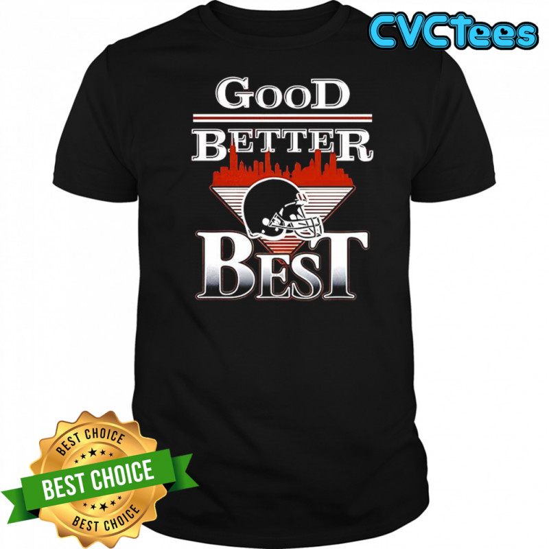 Chicago Bears football good better best helmet city skyline shirt