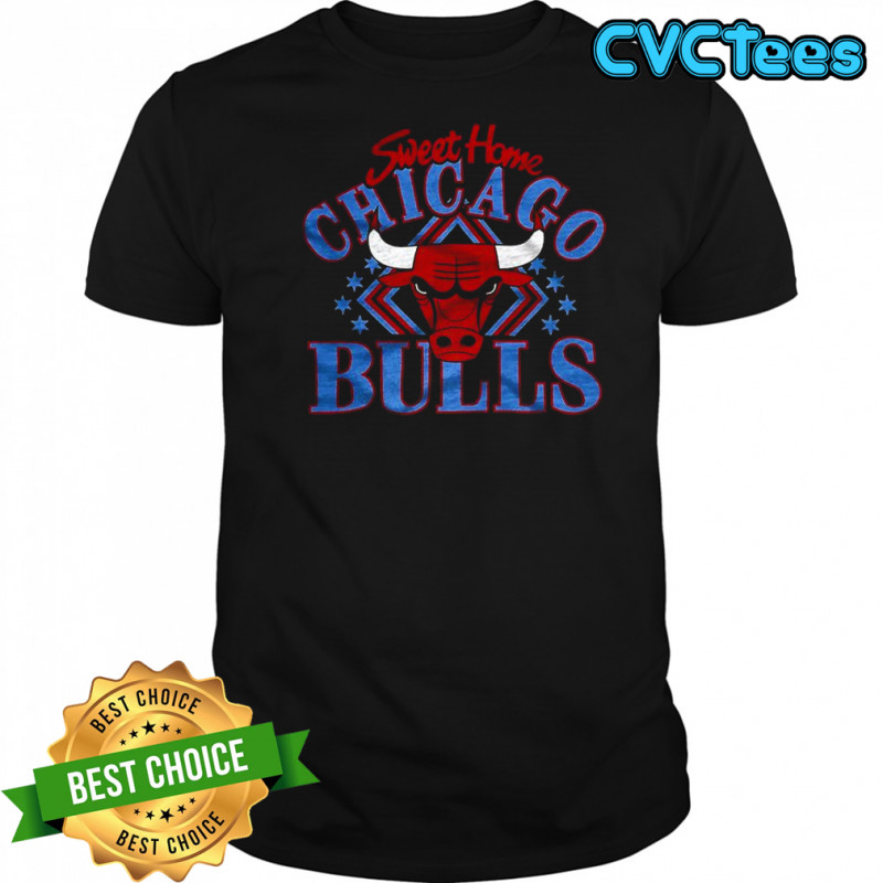Chicago Bulls basketball Sweet home 2025 logo shirt