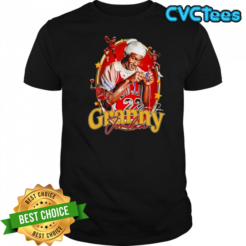 Chicago Bulls Jordan Granny signature graphic shirt