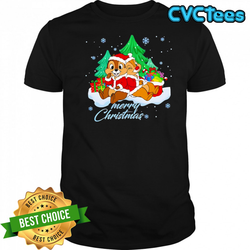 Chip And Dale Christmas Chipmunks Xmas shirt