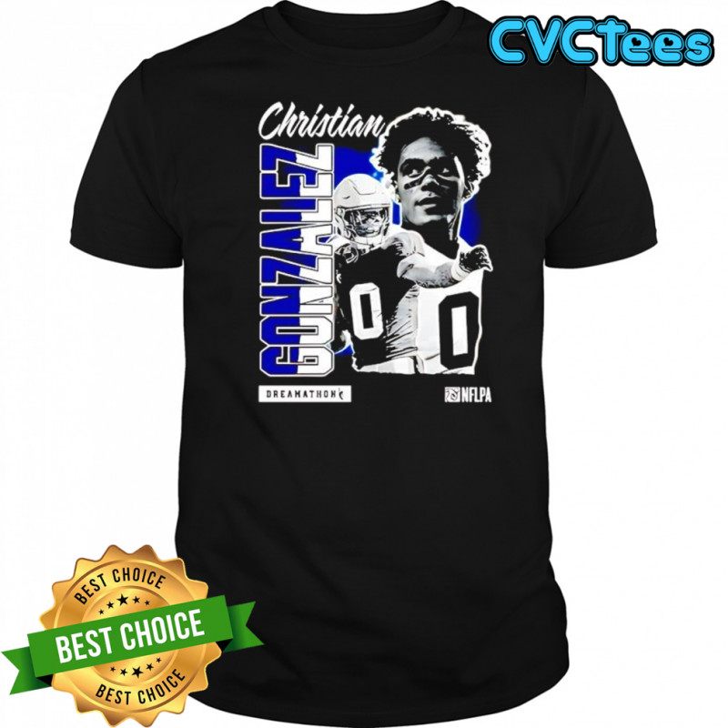 Christian Gonzalez NFL players Quarterback shirt
