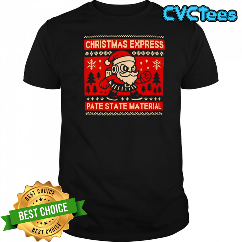 Christmas Express Pate State Material shirt