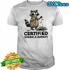Christmas Raccoon holiday certified sparkle bandit shirt