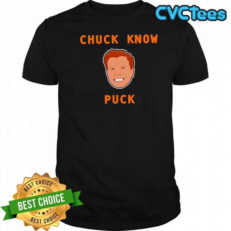 Chuck Know Puck graphic shirt