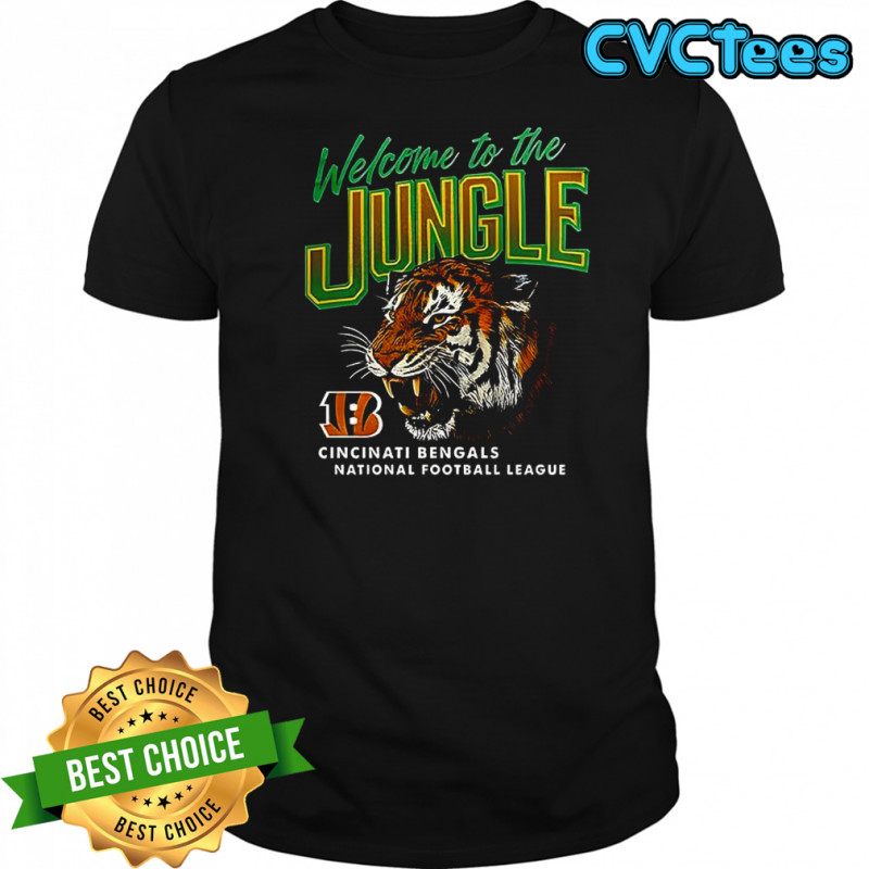 Cincinnati Bengals welcome to the jungle shirt