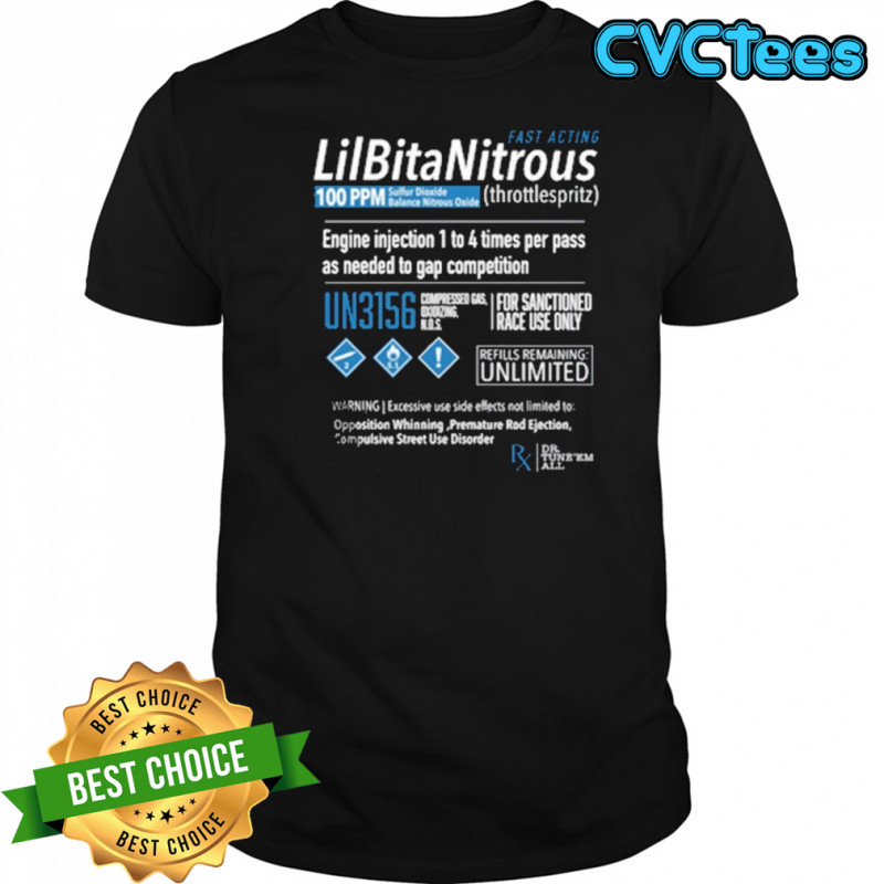 Cleetus Mcfarland Dr. TuneEmAll’s LilBitaNitrous T-shirt