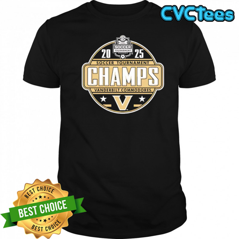 Commodores 2025 SEC Women’s Soccer Tournament Champions shirt