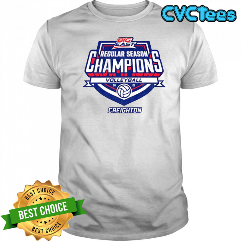 Creighton Bluejays Big East Regular Season Champions Volleyball logo shirt