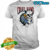 Cruel Hand skull and clock graphic shirt